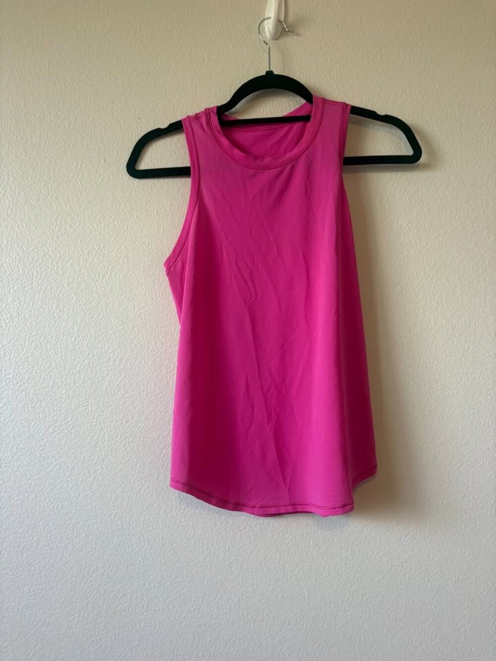 Lululemon Hot Pink Racerback Tank Size 4 (Full-Length)